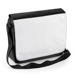 BagBase Sublimation Print Messenger Bag with Velcro, Black 36 x 30 x 11.5 cm, BG965 – Bild 3