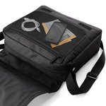 BagBase Sublimation Print Messenger Bag with Velcro, Black 36 x 30 x 11.5 cm, BG965 – Bild 4
