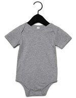 Baby Jersey Short Sleeve Onesie – Athletic Melange
