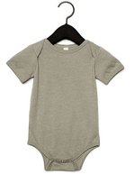 Baby Jersey Short Sleeve Onesie – Heather Stone