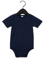 Baby Jersey Short Sleeve Onesie – Blu navy