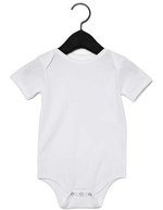 Baby Jersey Short Sleeve Onesie – Bianco