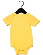 Baby Jersey Short Sleeve Onesie – Giallo