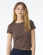 Bella+Canvas Micro Rib Baby T-Shirt mit Stretch-Passform, Athletic Heather XS, BL1010 – Bild 1