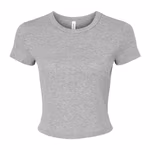 Women's Micro Rib Baby Tee – Solid Cocoa Blend