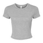Women´s Micro Rib Baby Tee – Solid Cocoa Blend