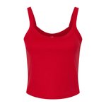 Bella+Canvas Bauchfreies Spaghetti-Top aus Baumwolle, Athletic Heather XS, BL1012 – Bild 3