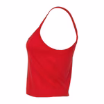 Bella+Canvas Cropped Spaghetti Top made of Cotton, Athletic Heather XS, BL1012 – image 4