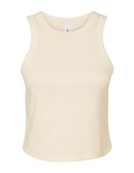 Women´s Micro Rib Racer Tank – Solid Natural Blend