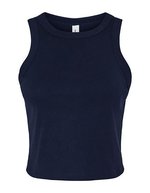 Women´s Micro Rib Racer Tank – Solid Navy Blend