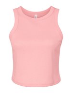 Bella+Canvas Micro Rib Racer Tanktop für Damen, Athletic Heather XS, BL1019 – Unito Rosa Miscela