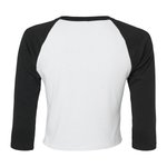 Bella+Canvas Micro Rib 3/4 Raglan T-Shirt für Damen, Athletic Heather/Black XS, BL1200 – Bild 4
