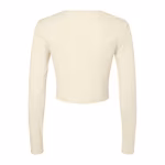Bella+Canvas Langarm Baby Tee Micro Rib für Damen, Solid Natural Blend L, BL1501 – Bild 4