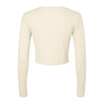 Bella+Canvas Langarm Baby Tee Micro Rib für Damen, Solid Natural Blend L, BL1501 – Bild 4