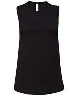 Bella+Canvas Ärmelloses Jersey Muscle Tanktop aus Baumwolle – Black