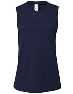 Bella+Canvas Ärmelloses Jersey Muscle Tanktop aus Baumwolle, Black XL, BL6003 – Marine