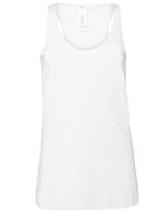 Bella+Canvas Ärmelloses Jersey Muscle Tanktop aus Baumwolle, Black XL, BL6003 – Blanc