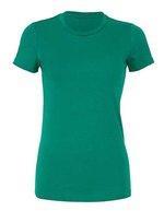 Bella+Canvas T-Shirt "The Favorite", Baumwolle für Damen, Maroon L, BL6004 – Verde kelly