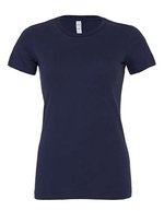 Bella+Canvas T-Shirt "The Favorite", Baumwolle für Damen, Maroon L, BL6004 – Blu navy
