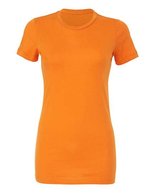 Bella+Canvas T-Shirt "The Favorite", Baumwolle für Damen, Maroon L, BL6004 – Arancione