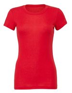 Bella+Canvas T-Shirt "The Favorite", Baumwolle für Damen, Maroon L, BL6004 – Rosso
