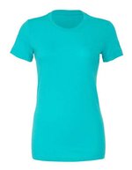Bella+Canvas T-Shirt "The Favorite", Baumwolle für Damen, Maroon L, BL6004 – Foglia di te