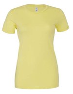 Bella+Canvas T-Shirt "The Favorite", Baumwolle für Damen, Maroon L, BL6004 – Giallo