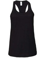 Bella+Canvas Racerback Tanktop aus Airlume-Baumwolle, Athletic Heather S, BL6008 – Noir