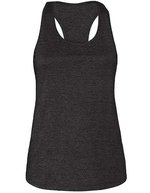 Bella+Canvas Racerback Tanktop aus Airlume-Baumwolle, Athletic Heather S, BL6008 – Gris fonce Chine