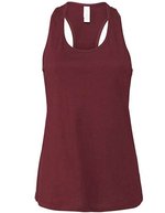 Bella+Canvas Racerback Tanktop aus Airlume-Baumwolle, Athletic Heather S, BL6008 – Bordeaux
