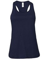 Bella+Canvas Racerback Tanktop aus Airlume-Baumwolle, Athletic Heather S, BL6008 – Marine