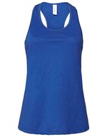 Bella+Canvas Racerback Tanktop aus Airlume-Baumwolle, Athletic Heather S, BL6008 – Vrai Royal