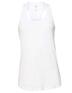 Bella+Canvas Racerback Tanktop aus Airlume-Baumwolle, Athletic Heather S, BL6008 – Blanc