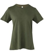 Bella+Canvas Relaxed Jersey T-Shirt Rundhals 2023, Black S, BL6400 – Military Green