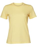 Bella+Canvas Relaxed Kurzarm-Shirt CVC 2023 für Damen, Heather Deep Teal L, BL6400CVC – Heather French Vanilla