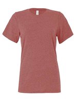 Bella+Canvas Relaxed Kurzarm-Shirt CVC 2023 für Damen, Heather Deep Teal L, BL6400CVC – Heather Mauve