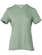 Bella+Canvas Relaxed Kurzarm-Shirt CVC 2023 für Damen, Heather Deep Teal L, BL6400CVC – Heather Sage