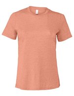 Bella+Canvas Relaxed Kurzarm-Shirt CVC 2023 für Damen, Heather Deep Teal L, BL6400CVC – Heather Sunset