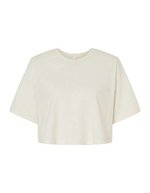Bella+Canvas Jersey Crop T-Shirt mit Rundhals für Damen – Vintage White