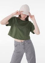 Bella+Canvas Jersey Crop T-Shirt mit Rundhals für Damen, Vintage White S, BL6482 – Bild 6