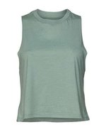 Bella+Canvas Ärmelloses Racerback Cropped Tanktop – Heather Dusty Blue