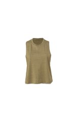 Bella+Canvas Ärmelloses Racerback Cropped Tanktop, Athletic Heather L, BL6682 – Bild 3