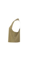 Bella+Canvas Ärmelloses Racerback Cropped Tanktop, Athletic Heather L, BL6682 – Bild 5