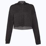Women´s Cropped Fleece Hoodie – Dark Grey Heather