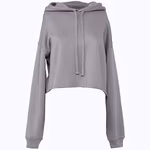 Women´s Cropped Fleece Hoodie – Storm