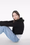 Women´s Cropped Fleece Hoodie – image 2