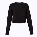 Bella+Canvas Sweat polaire court col rond avec épaules tombantes, Black XL, BL7503 – image 1