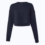 Bella+Canvas Cropped Crew Fleece mit abfallenden Schultern, Black M, BL7503 – Marine
