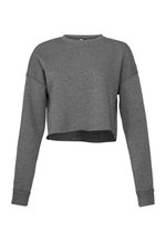 Bella+Canvas Cropped Crew Fleece mit abfallenden Schultern, Black M, BL7503 – Bild 4