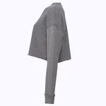 Bella+Canvas Sweat polaire court col rond avec épaules tombantes, Black XL, BL7503 – image 5